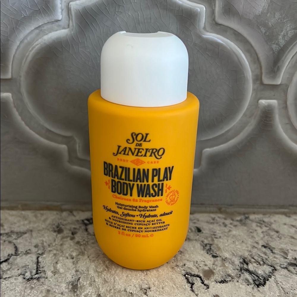 Travel Size Sol de Janeiro Brazilian Play Body Wash, 3 fl oz, NEW
